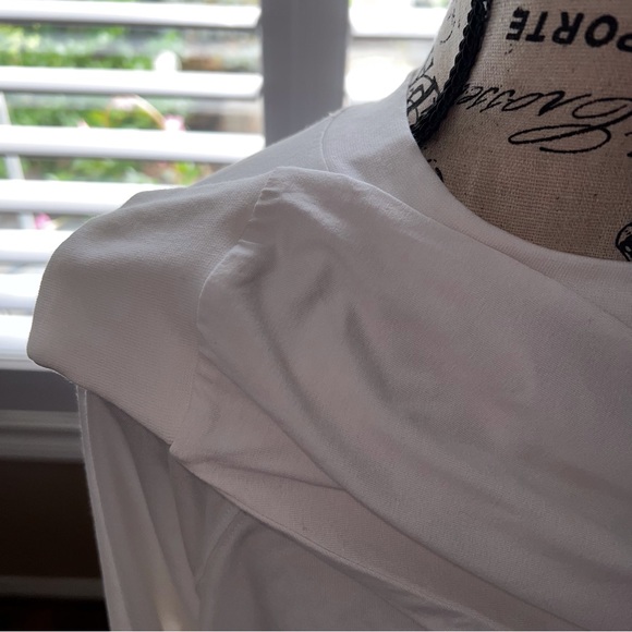 NWT Wilfred Free Kaylin White Oversized Long-sleeved T-Shirt - Size 1/Small - Picture 7 of 9